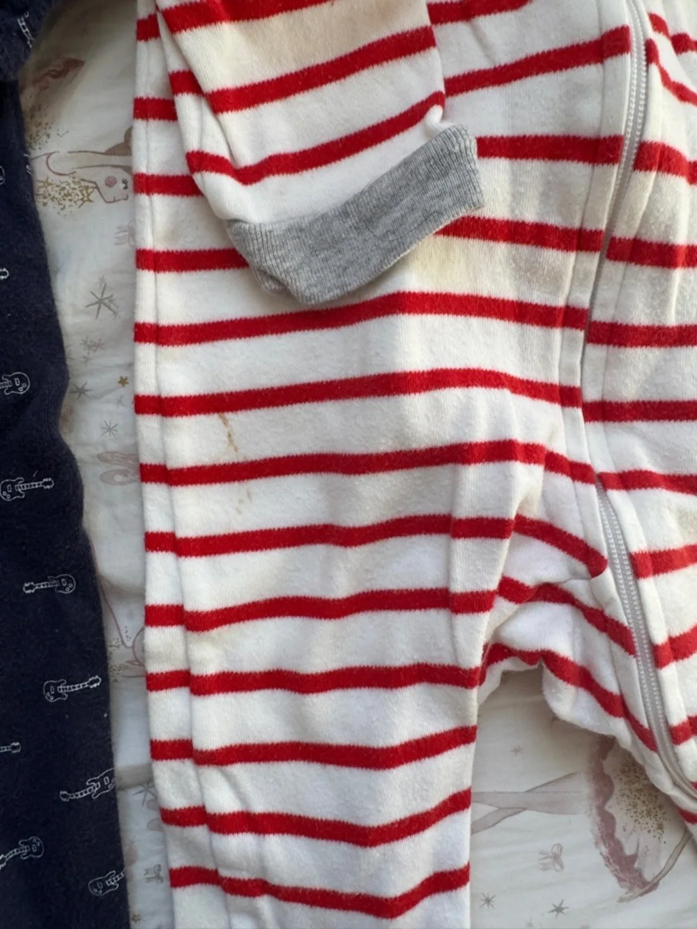 Bundle of Baby Boys Infant Footies Footed Pajamas Sleepers Sz 3 Months - Carters